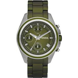 Watch strap Fossil ES2917 Steel Green 18mm